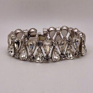 Mid century rhinestone bracelet
